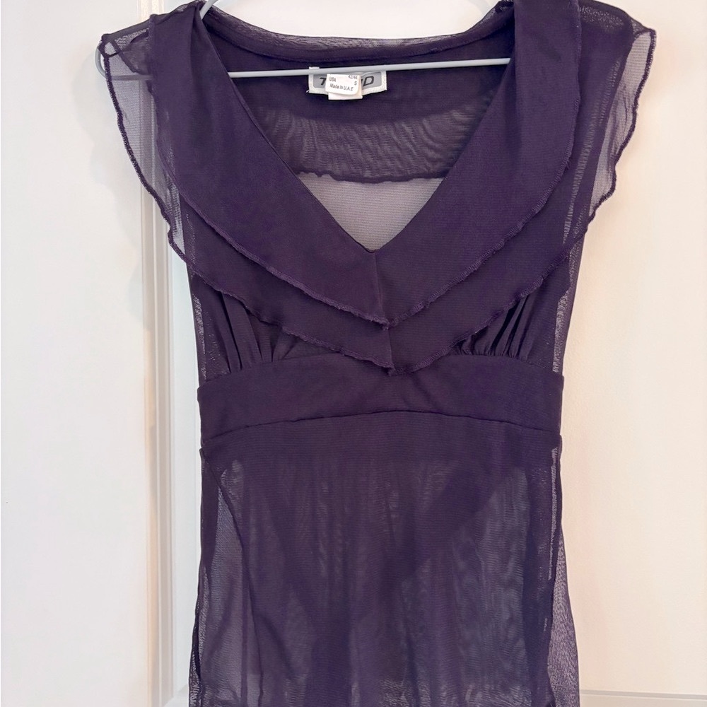 Elegant Purple Women's Top